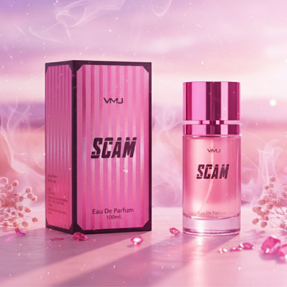 VMJ Scam (Pink) Eau De Parfum | The Long-Lasting Citrus & Woody Unisex Perfume