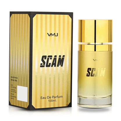 VMJ Scam (Gold) Eau De Parfum | Luxurious Vanilla & Fruity Floral Fragrance