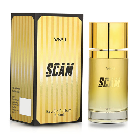 VMJ Scam (Gold) Eau De Parfum | Luxurious Vanilla & Fruity Floral Fragrance