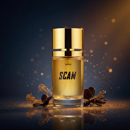 VMJ Scam (Gold) Eau De Parfum | Luxurious Vanilla & Fruity Floral Fragrance