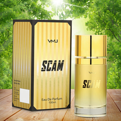 VMJ Scam (Gold) Eau De Parfum | Luxurious Vanilla & Fruity Floral Fragrance