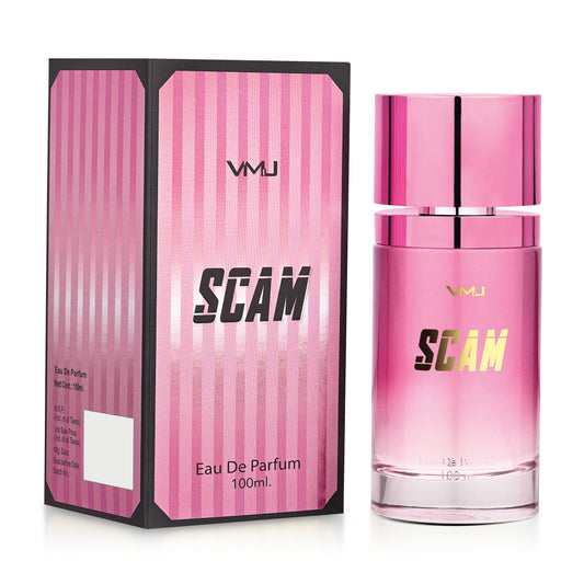 VMJ Scam (Pink) Eau De Parfum | The Long-Lasting Citrus & Woody Unisex Perfume